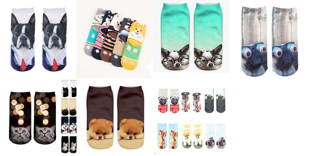 animal socks 3d